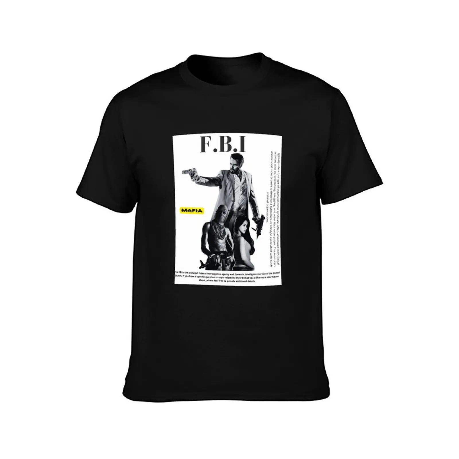 Federal Bureau of Investigation (F.B.I) Max Payne avatar NUMBER(5) T-Shirt Festival Short Sleeve T-Shirt