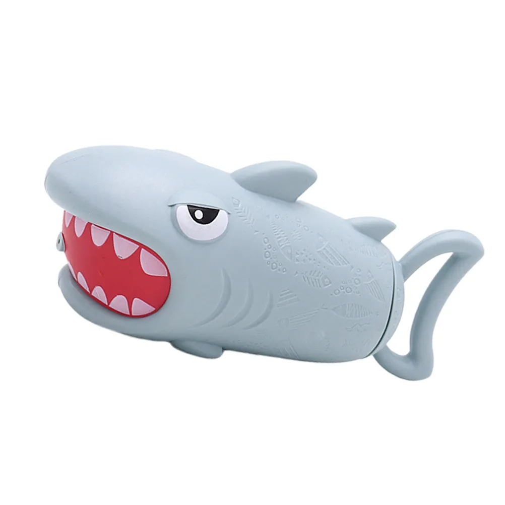 Shark Inspired Water Soaker for Kids Strong Reusable Construction Bright Cartoon Look Family Interactive Play Summer Pool Beach