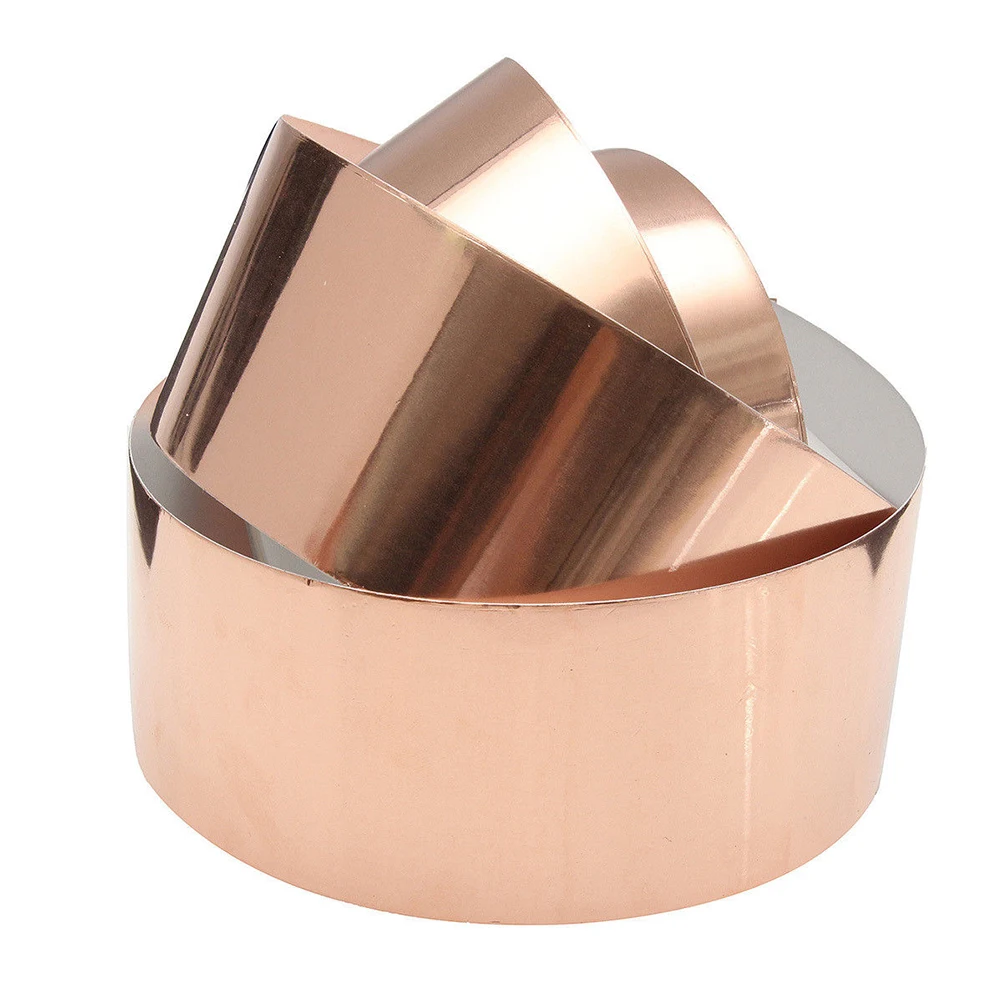 3Meters 5cm EMI Shielding Heat Resist For Electric Guitar Single Conductive Adhesive Copper Foil Tape