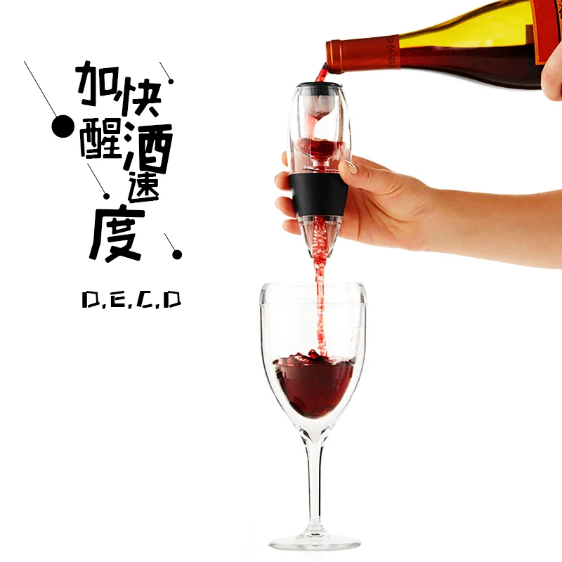 

Food-grade hot-selling decanter with filter red wine aerator magic decanter