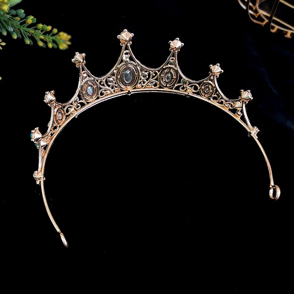 

Crown Wedding Tiaras for Bride Headpieces Women Crowns Girls Hair Accessories Bridal Banquets Headdress The