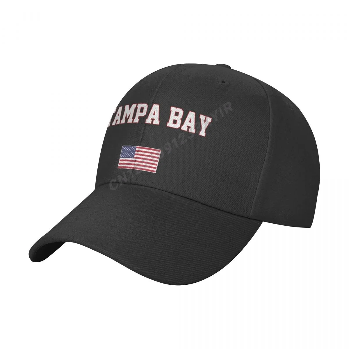 Baseball Cap Tampa Bay America Flag USA United States City Wild Sun Shade Peaked Adjustable Outdoor Caps