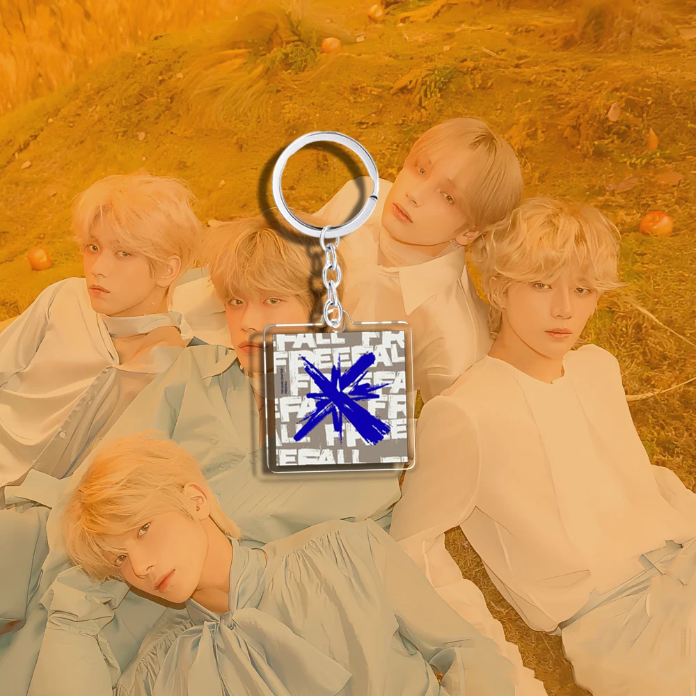 Akrylowy Kpop ATEEZ brelok FREEFALL Deja Vu Album Minisode 3 TOMORROW YEONJUN SOOBIN BEOMGYU TAEHYUN akcesoria do kluczy Merch