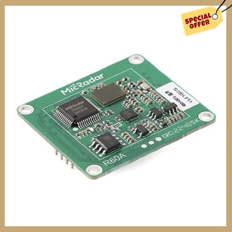 Стабильная производительность-1 шт. R60ABD1 60G Радар миллиметрового диапазона Дыхательный модуль Радарный модуль мониторинга сна Многофункциональный порт