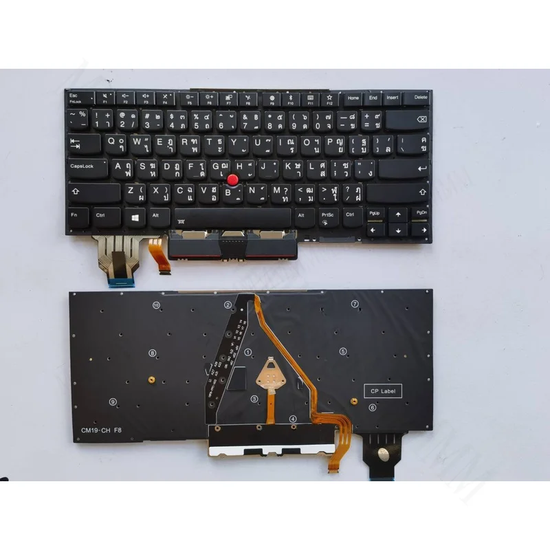 TT for IBM X1C 2019 TI backlit keyboard with trackpoint keyboard