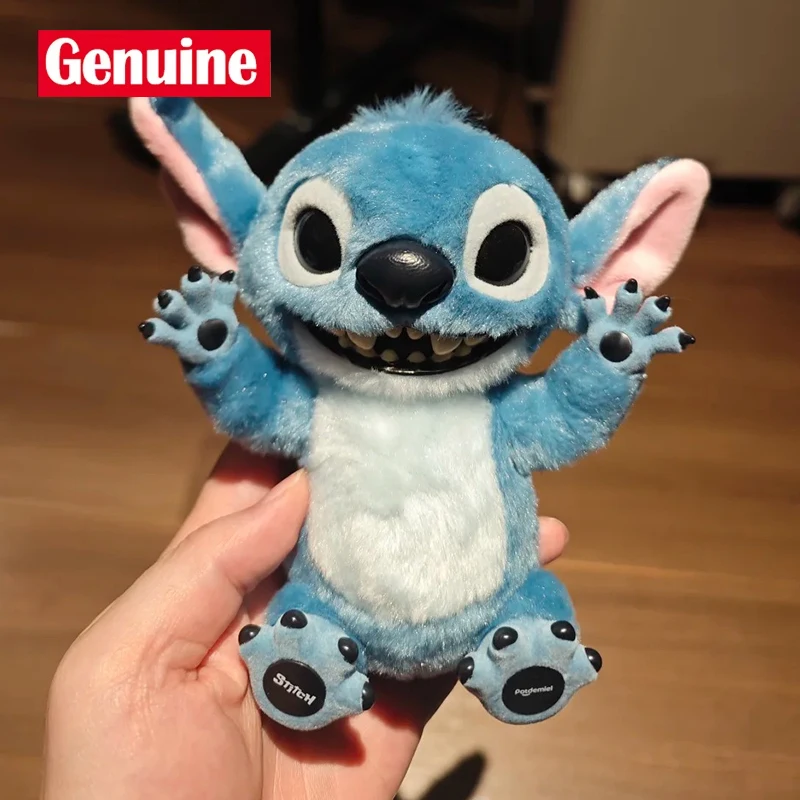 ตุ๊กตาสติทช์ของแท้จากดิสนีย์ ขนาด 16 ซม. ตุ๊กตาสติทช์แบบกระเป๋าเป้ ของเล่นตุ๊กตาผ้าสำหรับเด็ก น่ารัก เหมาะเป็นของขวัญคริสต์มาส