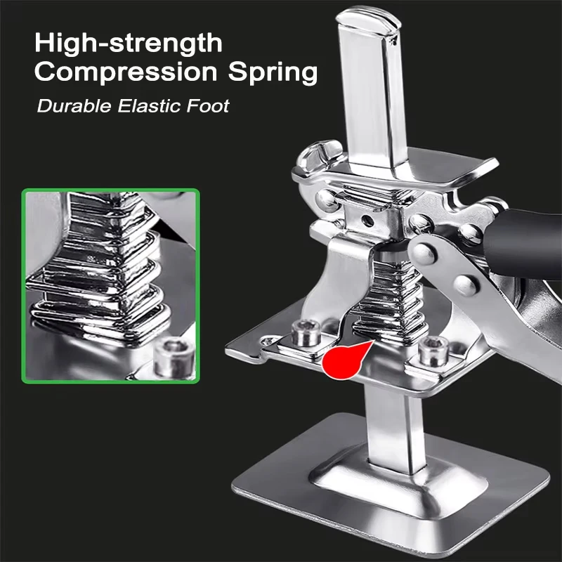 1Pc New Labor Saving Arm Board Jack Cabinet Lifter Height Locator Adjusting Lifter Multifunctional Anti-Slip Hand Lifting Tool