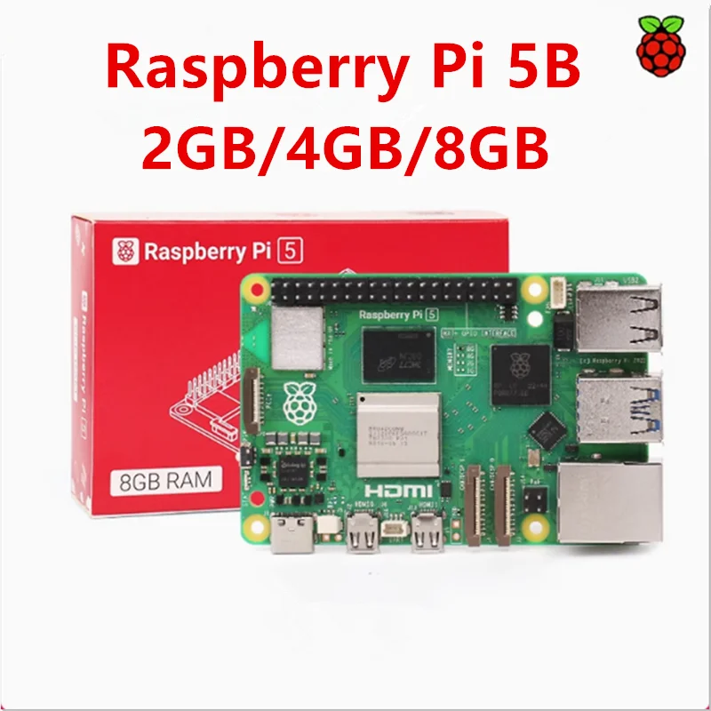 

Raspberry Pi 5B 2GB/4GB/8GB new original computer core module motherboard and basic kit