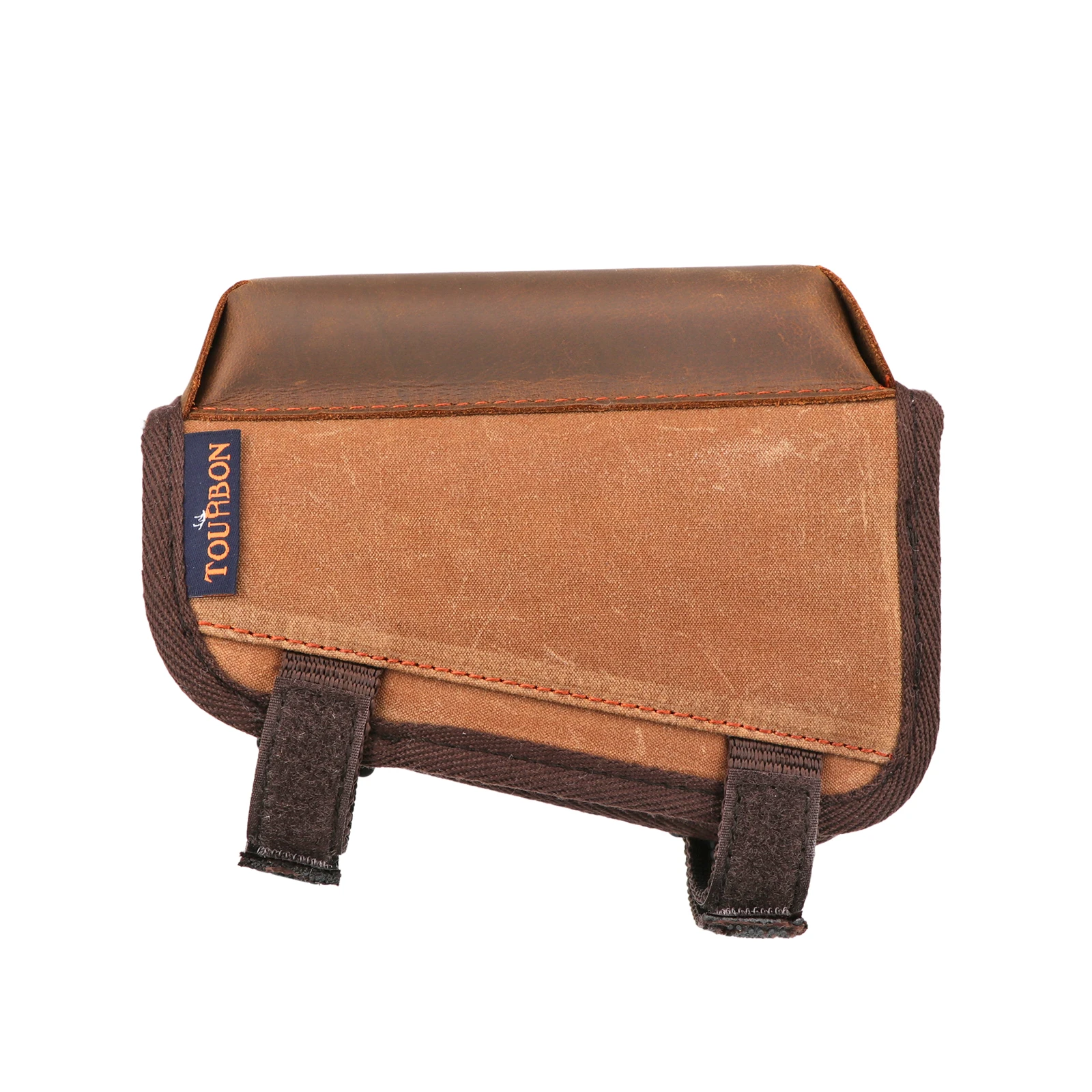 Tourbon Hunting Accessories Gun Rifle Butt Stock Cover Cheek Rest Riser Canvas with Cartridges Holder Carrier .306,.30-08 Brown