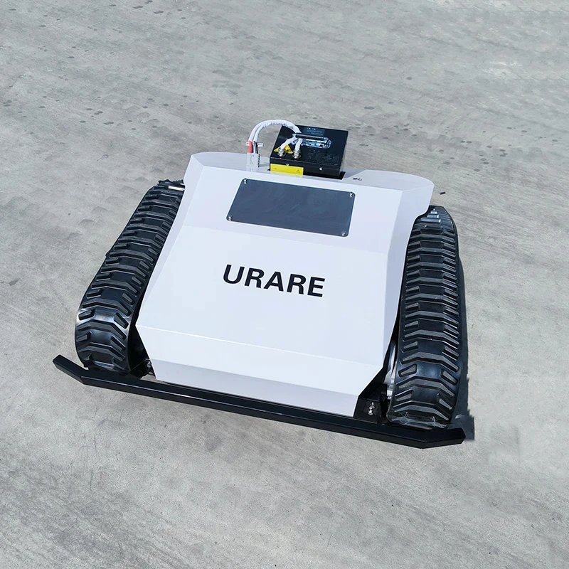 

Hot Sale Remote Control Width 550Mm Lithium Battery Crawler Lawn Mower For Grass Cutting