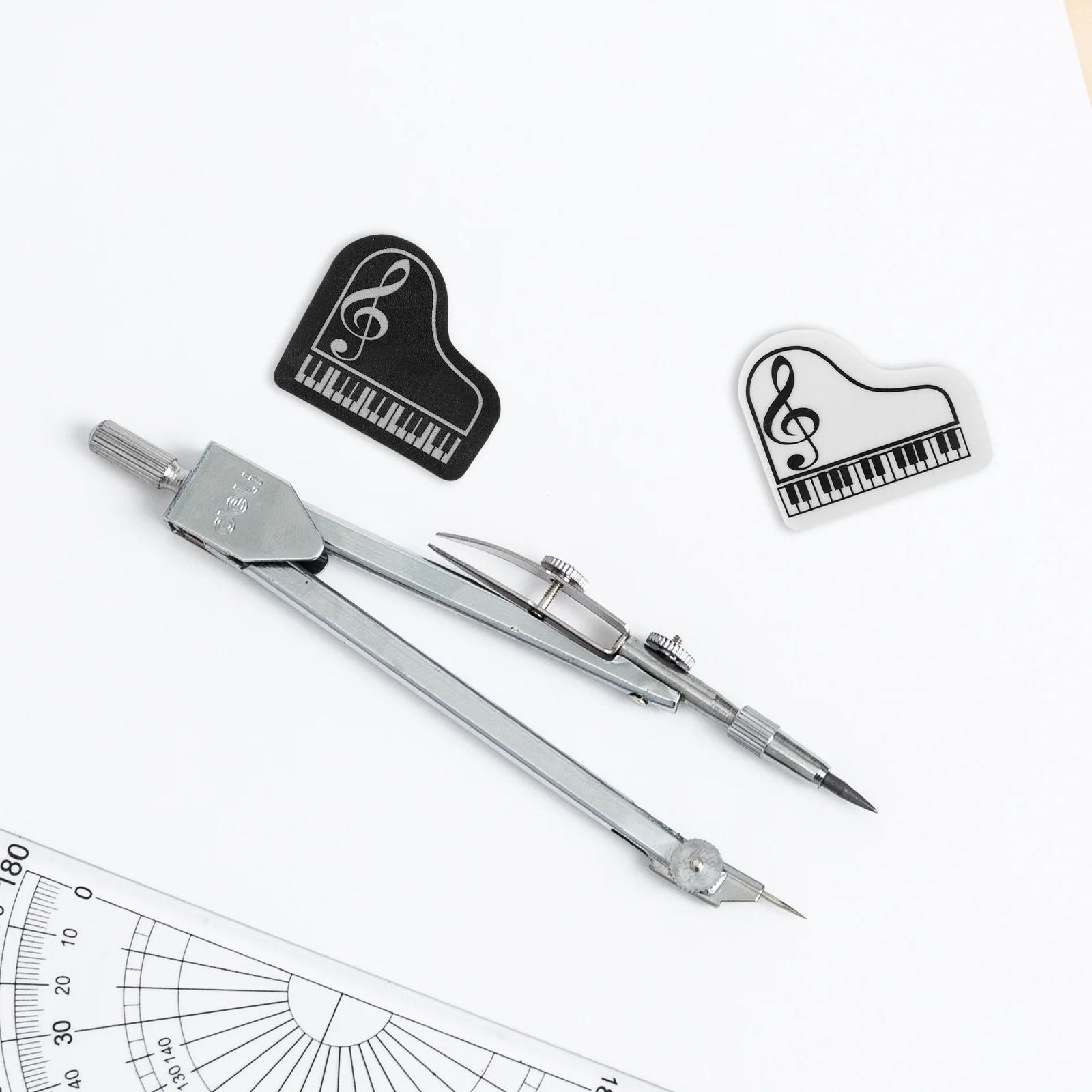 

10Pcs Small Piano Shaped Erasers Cute Stationery Pencil Erasers for Students Gifts Eraser Cute School Supplies