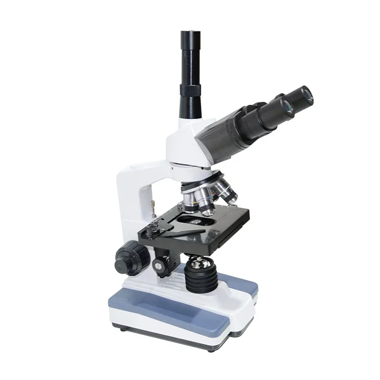 

40X-2500X electron microscope trinocular Biological lab test teaching Optical Instruments digital microscope with lcd screen