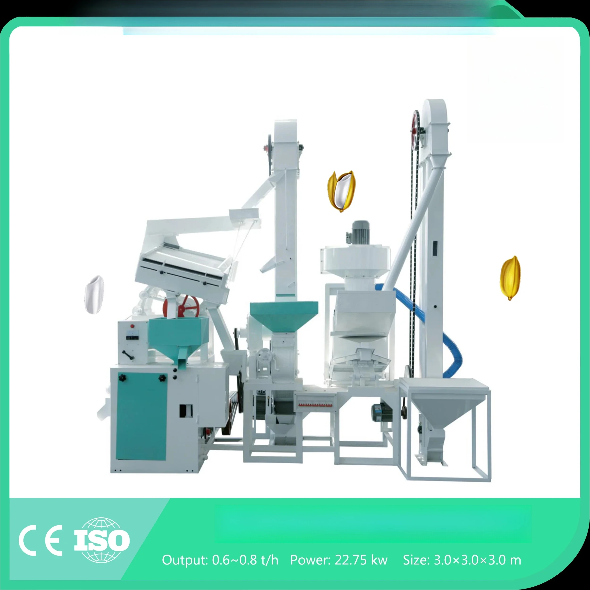 Combined Combine Rice Mill Small Rice Milling Equipment Machine Machinery 15 Tons Per Day 20 Ton/day 25 TPD 30 T/D