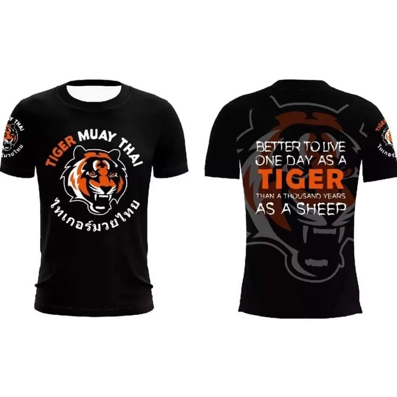

1 Piece Custom Your Picture TIGER MUAY THAI MMA Shirt