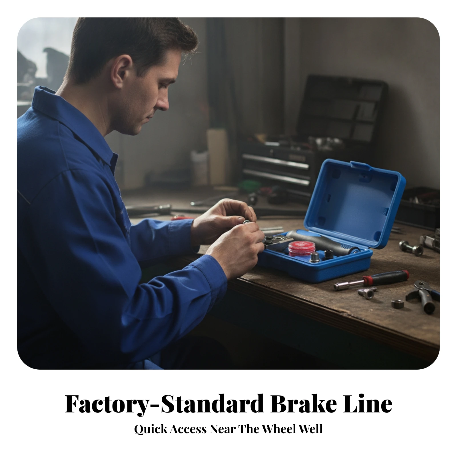 5 Pieces Brake Pipe Flaring Tool Kit Precision Brake Line Flaring Tool Kit High-Strength Wear-Resistant for Mechanics