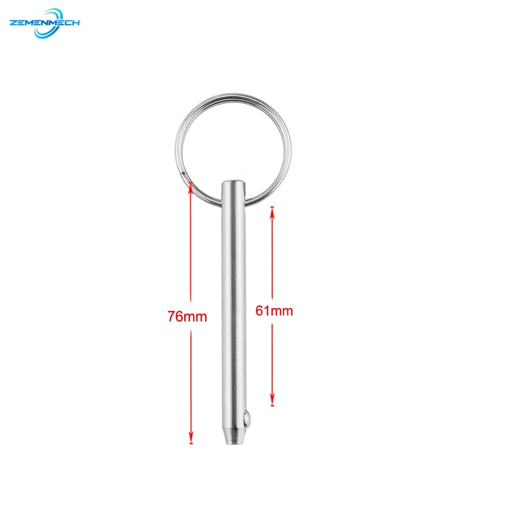 5mm Marine Grade Quick Release Ball Pin 316 Stainless Steel for Boat Bimini Top Deck Hinge Boat Accessories Marine Hardware