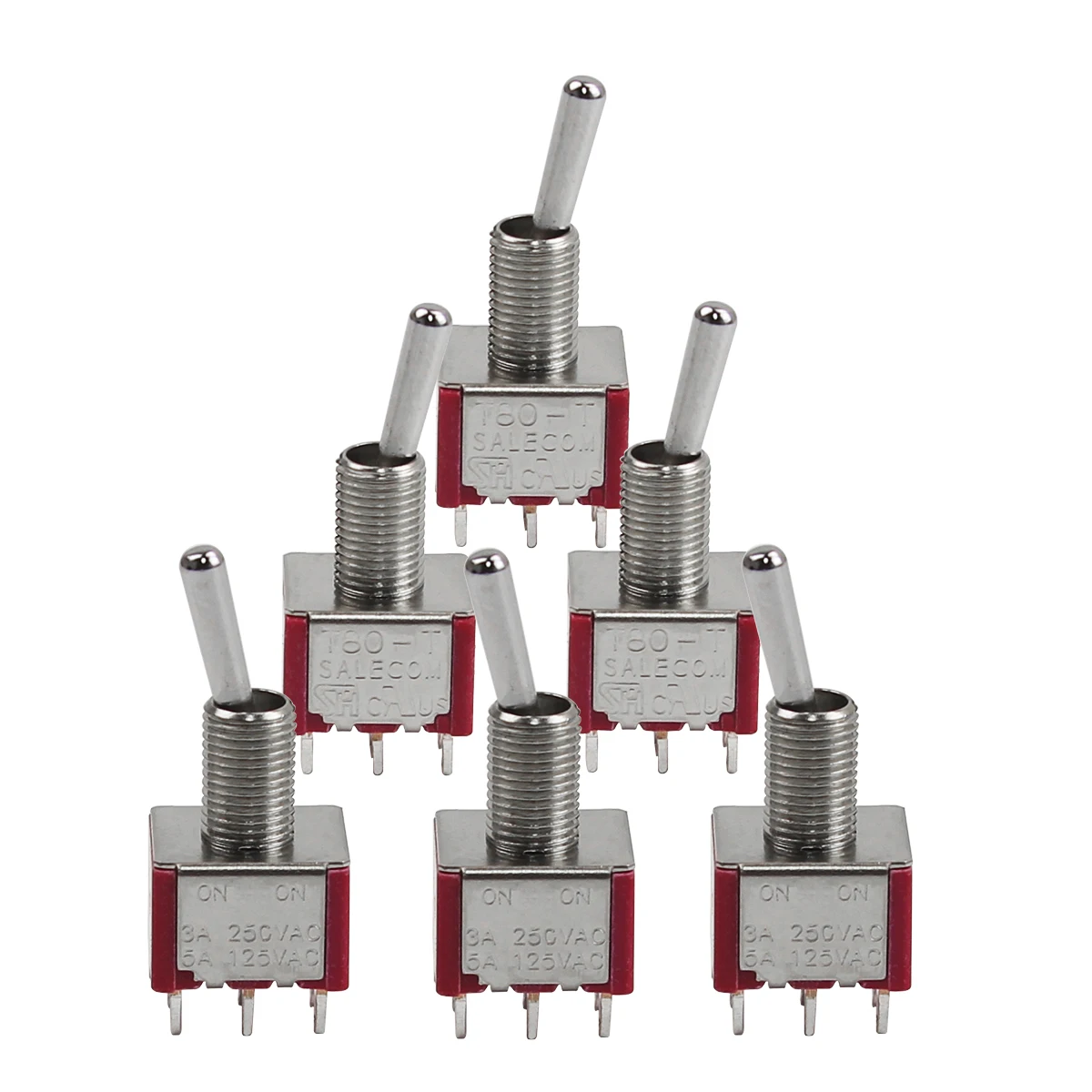 Fleor 6Pcs Red Mini…