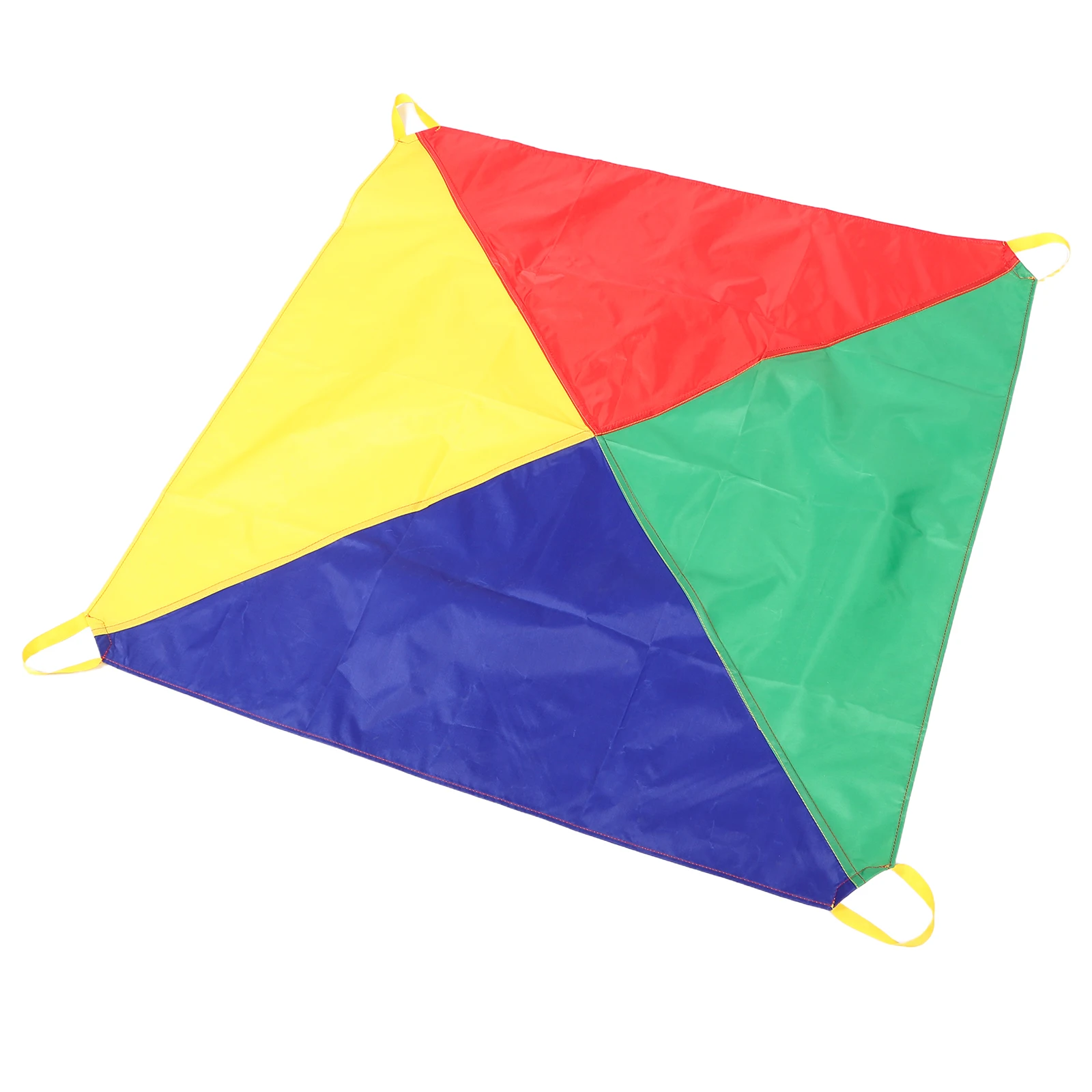 Divertido pára-quedas de arco-íris para crianças jogar pára-quedas grupo do jardim de infância jogar crianças jogos ao ar livre promove trabalho em equipe habilidades sociais brinquedo