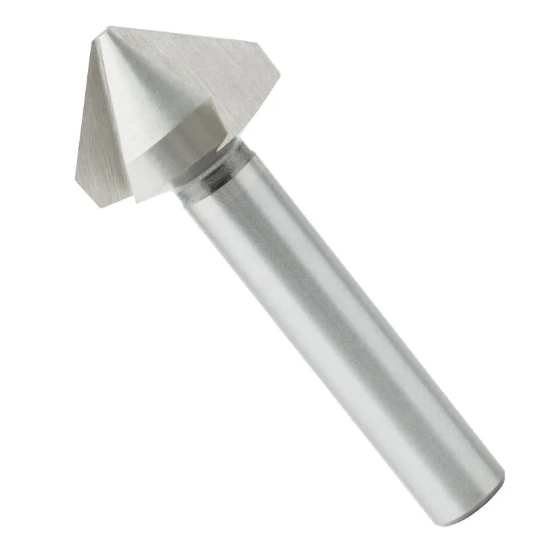 90 Degree Chamfer Cutter 3 Flute Single Flute Countersink Drill Bit Stainless Steel Deburring Tool Sink Hole Taper Reamer