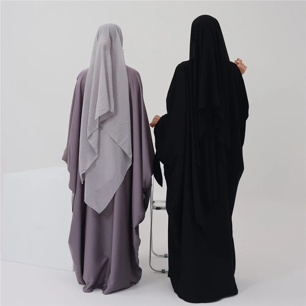 Ramadan Eid Khimar Abaya Kobiety Muzułmańskie Luźne Modlitwa Maxi Sukienka Turcja Dubaj Islamska Arabska Szata Indie Jalabiya Odzież Bliski Wschód