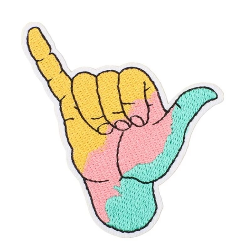 

652F Embroidered Patches Flowers Repair Patches Iron On Patches Applique Patches Cartoon Bus Sew On Patches for Clothes Bag