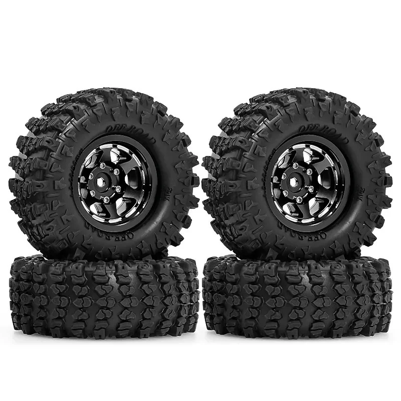 Aluminium 1.3 Inch Beadlock Velg Band Voor 1/18 Trx4m Trx4-m Fms24 Axiale Scx24 Rc Crawler Autoband