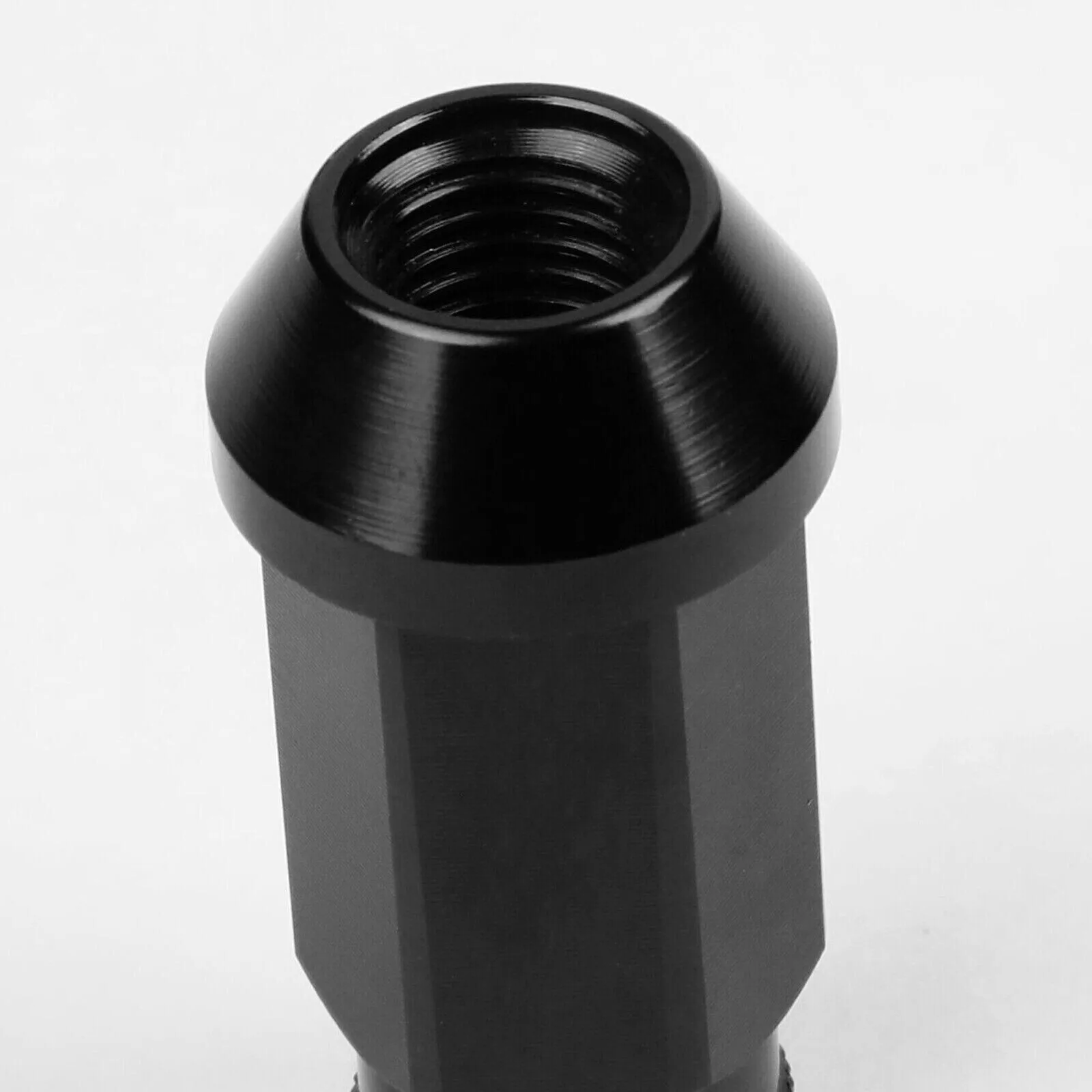 20 قطعة M12 x 1.25 تمديد نهاية مفتوحة الصلب عجلة حافة موالف العروة المكسرات مجموعة مع 1 قطعة مفاتيح لتويوتا هوندا ميتسوبيشي شيفروليه #6