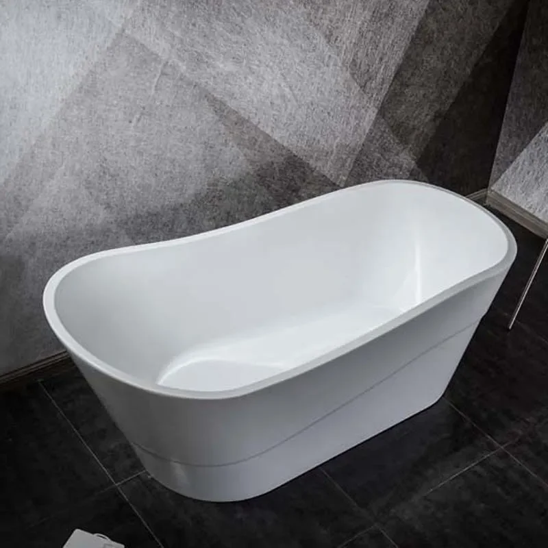 Seamless Acrylic Freestanding Bathtub for Villa Hotel Project Direct Export