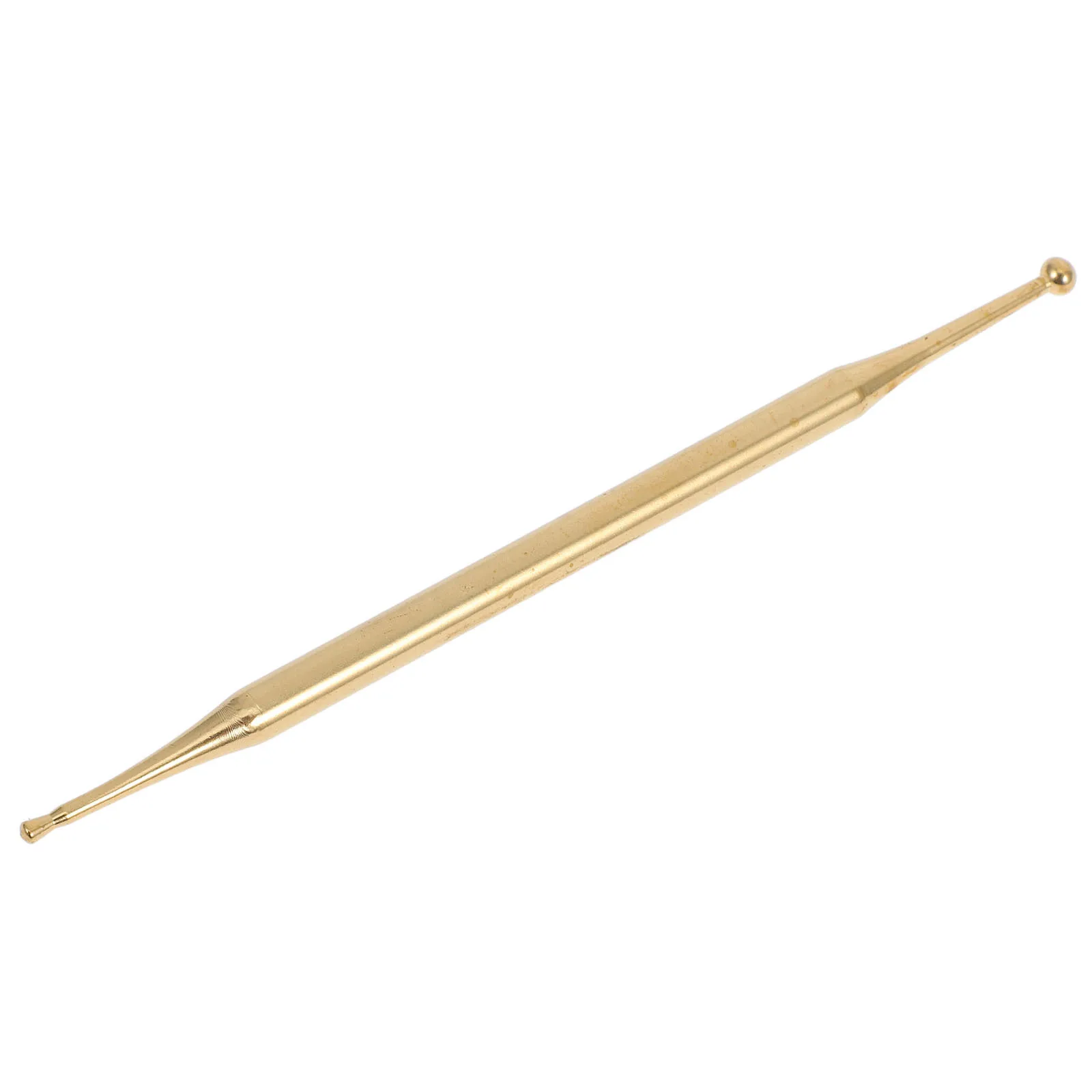 

Зонд для акупрессуры ушей с двойной головкой, ручка, медный инструмент для массажа ушей, точная точка давления, массажная ручка, набор для удаления ушной серы