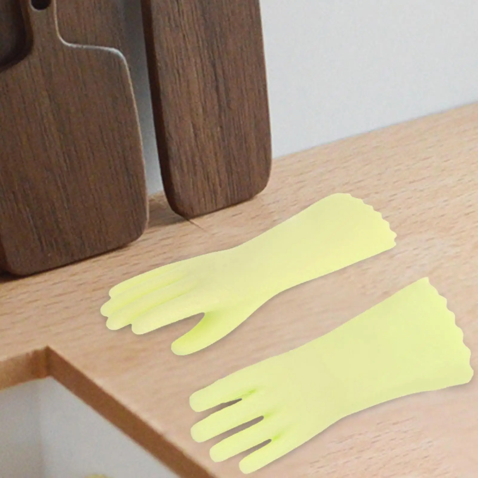 Luvas para casa de bonecas, escala 1/12, utensílios de cozinha em miniatura, modelo de brinquedo para decoração de casa de boneca, acessórios