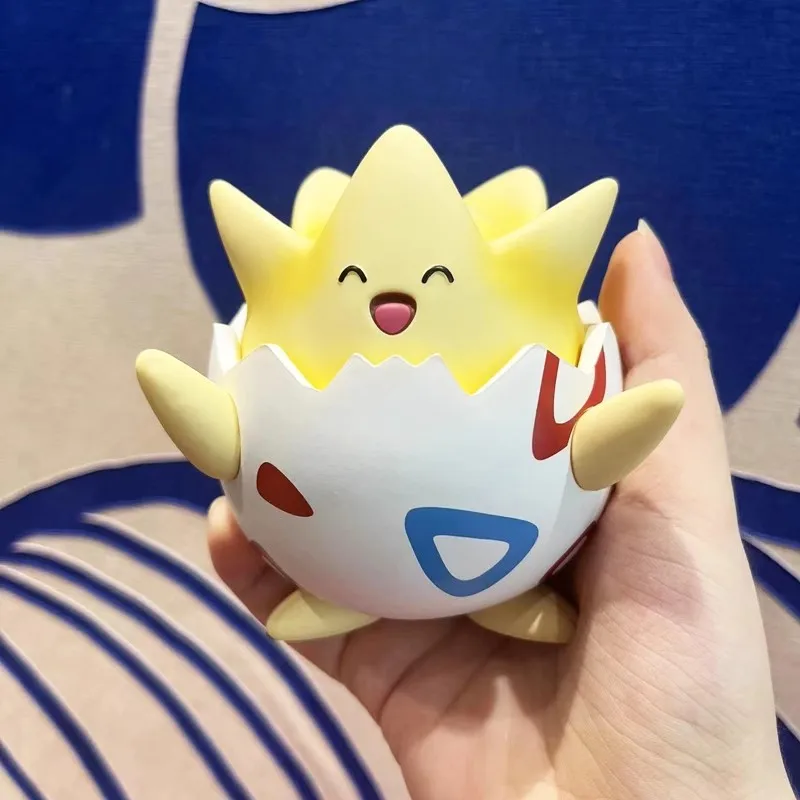 Anime Pokemon Togepi Figure GK Q Version Kawaii Cute Statue Pvc Action Figurine Collectible Model Toy Gift