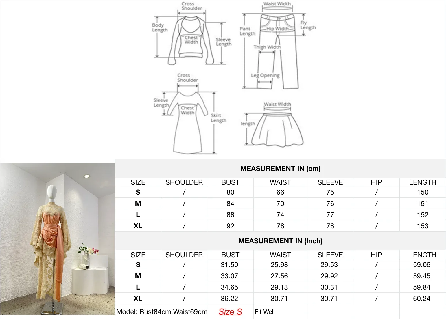 جودة عالية 2025 جديد بيج وردي كم طويل الدانتيل المرقعة عارية الذراعين غير النظامية هيم المرأة ميدي فستان