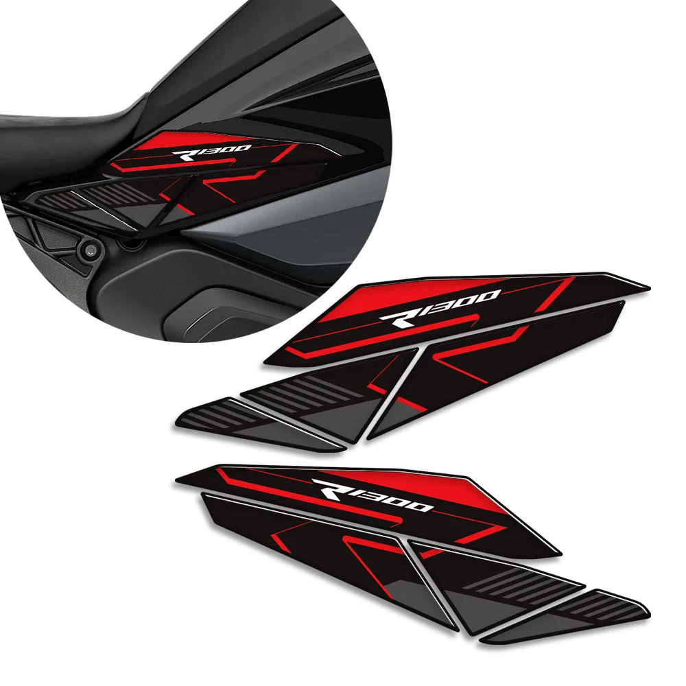 New Motorcycle For R1300R R 1300 R R1300 Tank Pad TankPad Cap Grips Gas Fuel Knee 3D Stickers Decals Protector 2025-2026