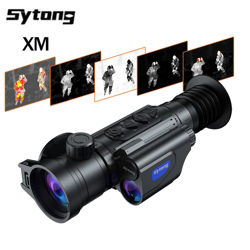 

Sytong XMLRF Thermal Riflescope 640*480 Resolution Digital Night Vision Hunting Thermal Imager Mount on Rail 8 Kinds Crosshairs