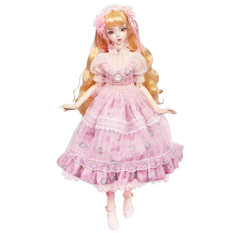 Douyin live stream recommended 60cm Debisheng doll 3 points bjd change clothes girl toy gift wholesale