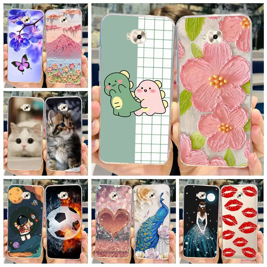 For Asus ZenFone 4 Selfie ZD553KL Case X00LD Luxury Painted Cover Phone Case For Asus 4 Selfie ZB553KL X00LDA X00LDB Soft Fundas