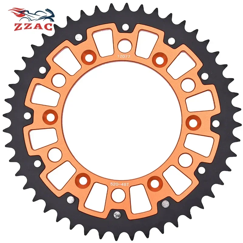 520 48T 14T Motorcycle Steel Aluminum Composite Front Rear Sprocket Kits For KT/M 200 EXC MXC XC XC-W 450 SMR 520 525 EXC MXC SX