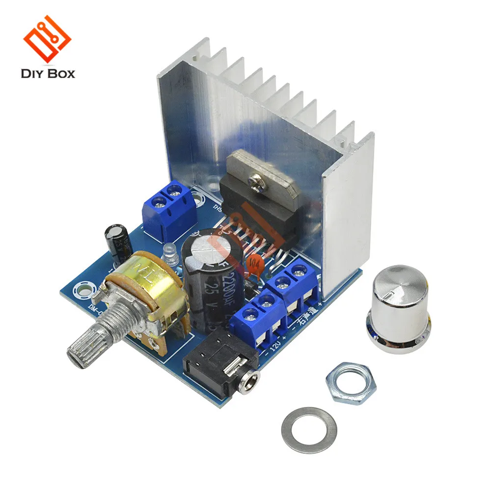 TDA7297 Digital Amplifier Board 15W+15W Dual Channel Class B 2.0 Stereo Audio AMP Amplificador DC 12V 2A with Volume Control