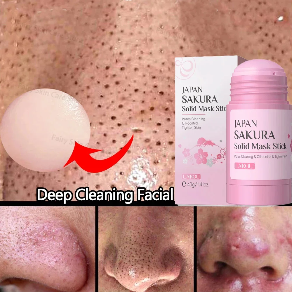 Blackhead Remover Face Mask ครีม Deep Cleansing Mask Facial ปัดเป่าสิว Blemish รูขุมขนหดตัวความงามเกาหลีเครื่องสําอาง Skin Care