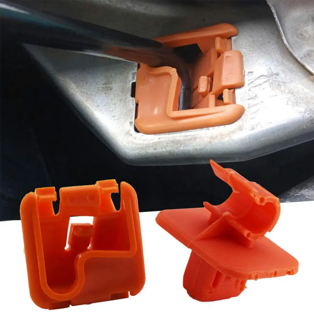 Plastic Car Seat Clamp Hood Bonnet Rod Stay Bracket Buckle Clip For Skoda Fabia 2007-2014 Car Hood Support Rod Fixing Bracket