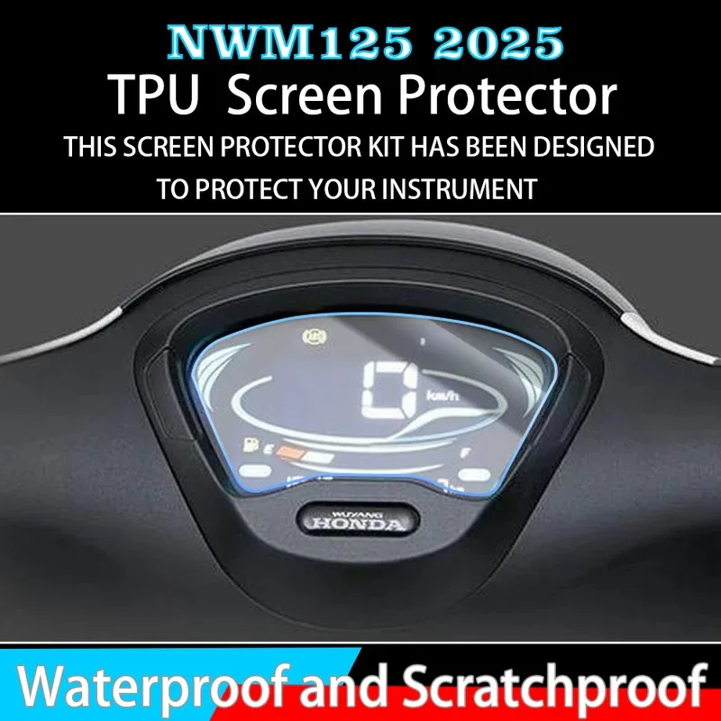 

For Honda NWM125 2025 New Motorcycle Accessories Scratch Group Screen Dashboard Protection Instrument Film