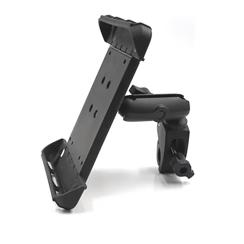Universal 8 to 9.7 Inch Tablet Holder Mount for Bicycle Motorcycle Handlebar Rotating Stand Secure Phone GPS Bracket for