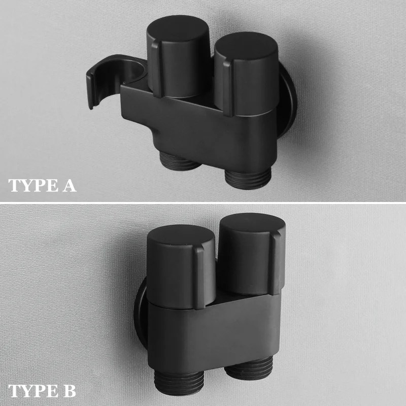 Wand montage WC Bidet Sprayer Set Messing Dual Purpose Bidet Wasserhahn Bad Sprayer Dusche Bidet Wasserhahn Zubehör