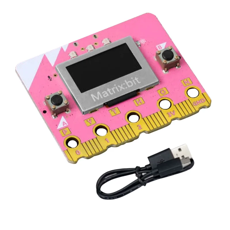 Płytka rozwojowa ABVO-Bit ESP32 z wyświetlaczem OLED 0,96 cala, obsługa radiowego 2.4G/WIFI/BLE, programowanie graficzne w C++/Python/Mind+