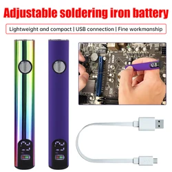 510 Thread Battery Pen Solder Iron Heat Devices Heating Kit Fittings Adjustable Voltage & Portable Design Electronics Repair