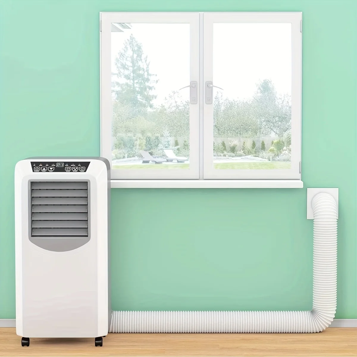 

Портативный удлинитель воздуховода для кондиционирования воздуха, телескопический гибкий мобильный выхлопной шланг для кондиционера, аксессуары, вентиляционный шланг