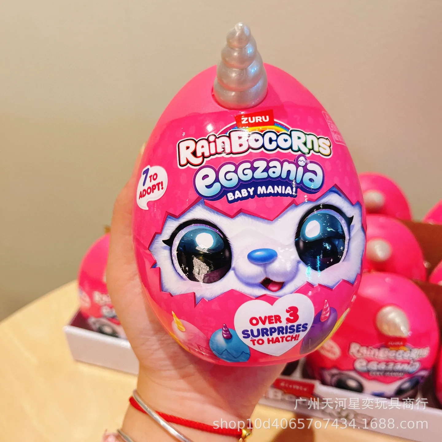 

New Zuru Rainbocorns Eggzania Baby Mania Unicorn Surprise Egg Hatchable Toy With Over 3 Surprises Playtime Collectible Gift