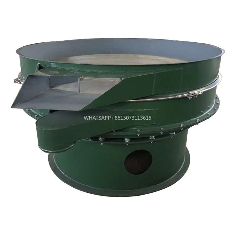 

DH 1 Layer Carbon Steel Electric Rotary Round Sieve Machine Industrial Sand Vibrating Screen