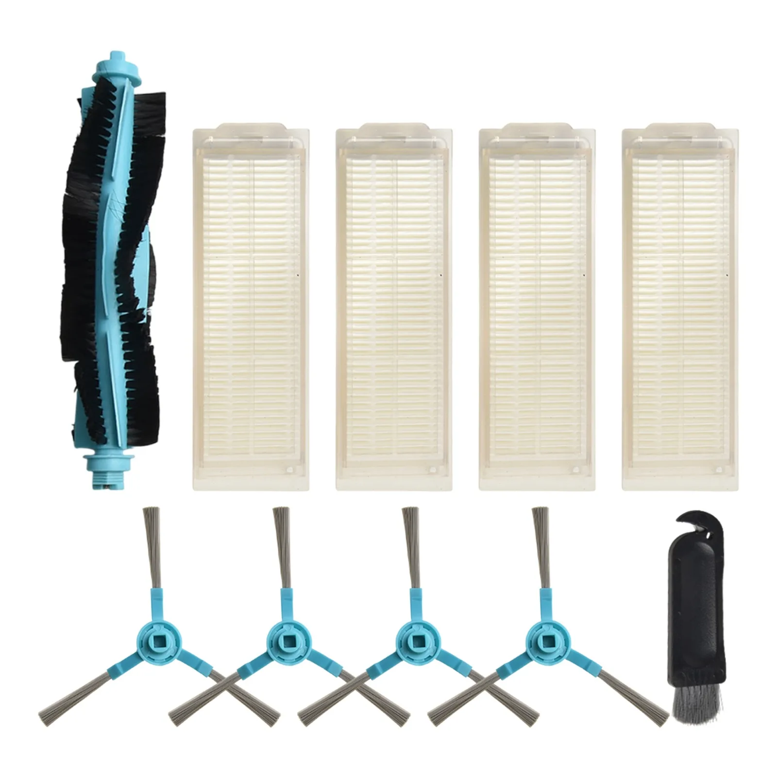 Blue Black Roller Brush Kit Accessory Enhanced Vacuum Performance High Performance Accessories Long-term Usability