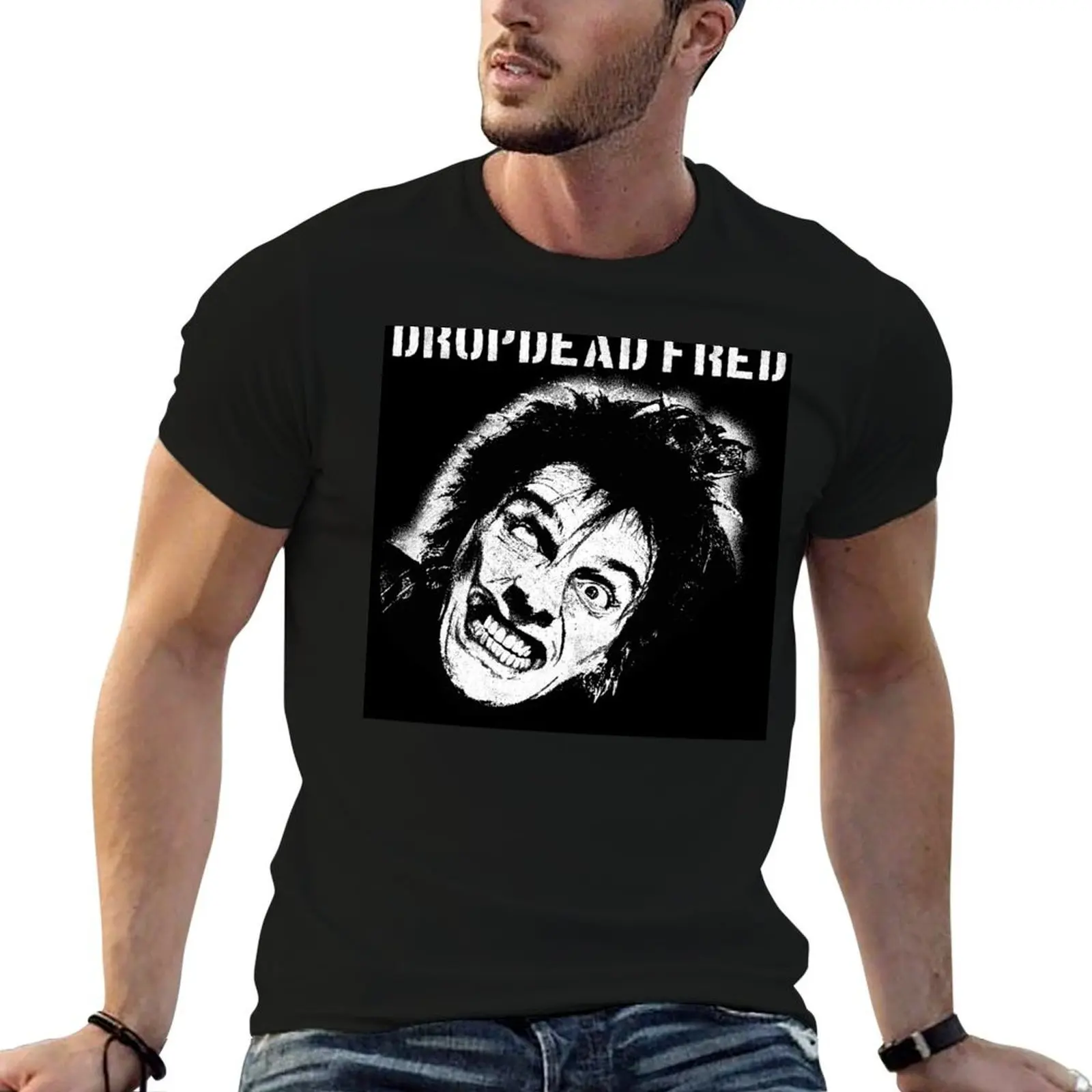 

tshirt cotton soft t FRED cotton t graphic for 100% man DROPDEAD mens shirts shirts T-Shirt
